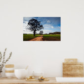 Barn Rural Boerderij Life Scene Poster Print (Keuken)