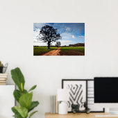 Barn Rural Boerderij Life Scene Poster Print (Thuiskantoor)