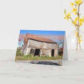 Barn samenvouwen tot opa Birthday Wenskaart Kaart (Gele Bloem)