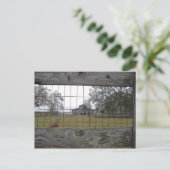 Barn scène briefkaart (Staand voorkant)