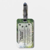 Barn Service Dog Photo ID Bagagelabel (Achterkant verticaal)