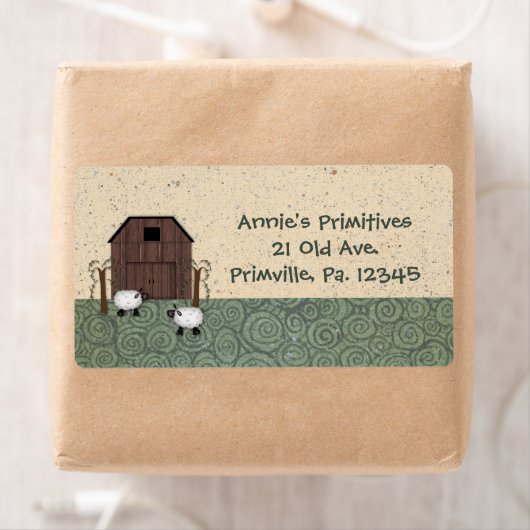 Barn Sheep Label (Insitu)