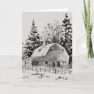 Barn Sketch I Kaart