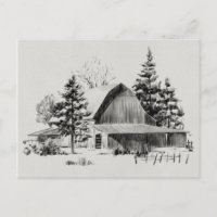 Barn Sketch II op afstand