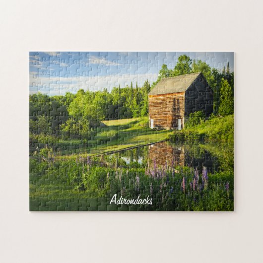Barn Spring Adirondacks, N.Y. Foto Legpuzzel (Horizontaal)