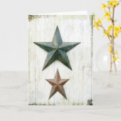 Barn Stars Kaart (Gele Bloem)