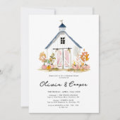 Barn Style Rustieke Boerderij repetitie diner Kaart (Voorkant)