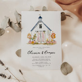 Barn Style Rustieke Boerderij repetitie diner Kaart