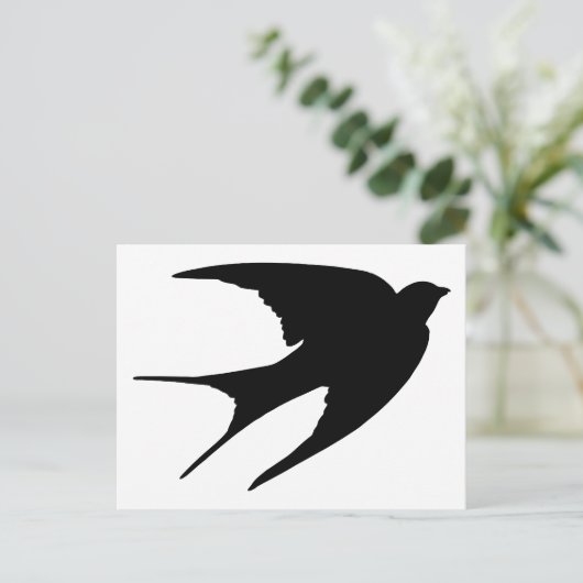 Barn Swallow Briefkaart (Staand voorkant)