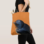 Barn Swallow Canvas tas in bitterzoet Sinaasappel (Dichtbij)