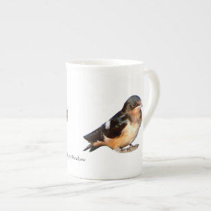 Barn Swallow cutout bot china mok