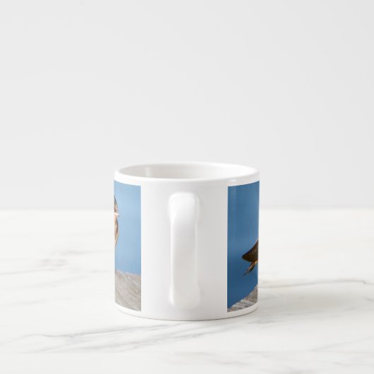 Barn Swallow espresso of jumbo mok (Achterkant)