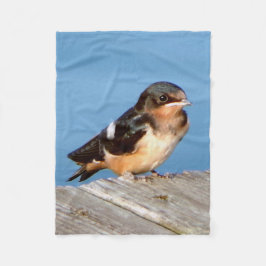 Barn Swallow fleece deken
