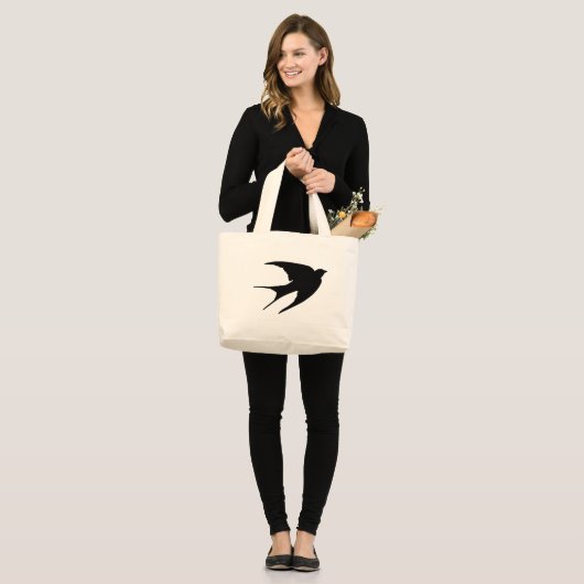 Barn Swallow Grote Tote Bag (Voorkant (model))