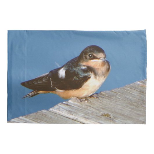 Barn Swallow-kussens Kussensloop (Achterkant)