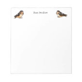 Barn Swallow-laptop Notitieblok (Voorkant)