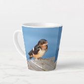 Barn Swallow latte mok (Linkerhoek)