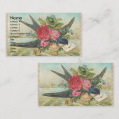 Barn Swallow levert een envelop Visitekaartje (Voorkant / Achterkant)