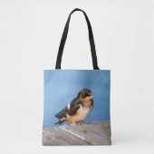 Barn Swallow over de hele canvas tas (Voorkant)