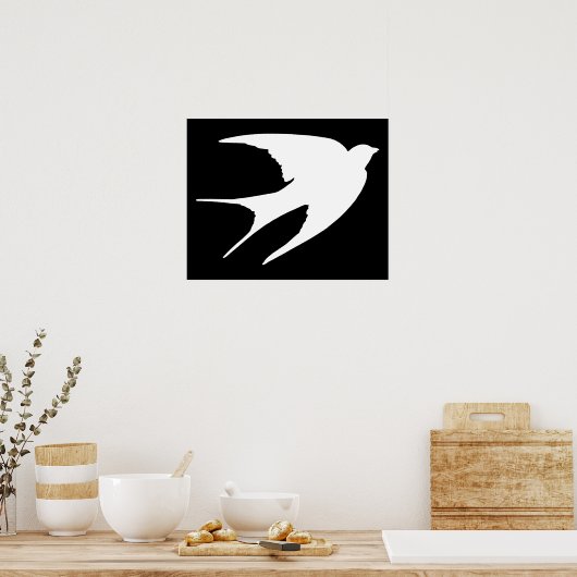 Barn Swallow Poster (Keuken)