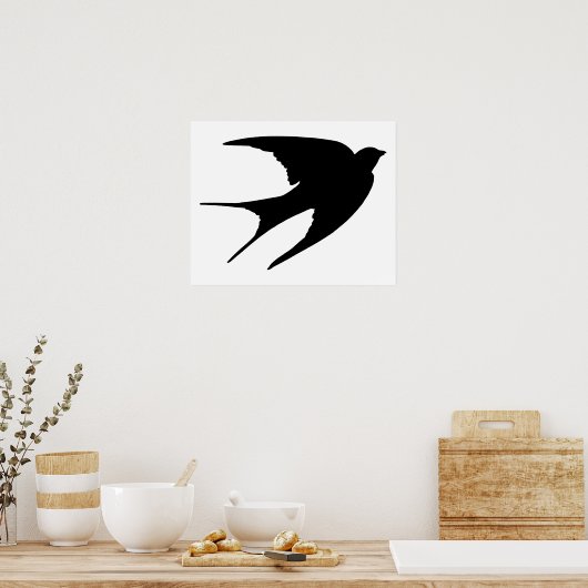 Barn Swallow Poster (Keuken)