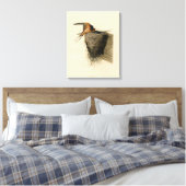 Barn Swallow van Audubon's Birds of America Canvas Afdruk (Insitu (Slaapkamer))