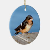 Barn Swallow-versiering Keramisch Ornament (Rechts)