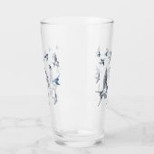 Barn Swallows Freedom Illustration Glas (Links)