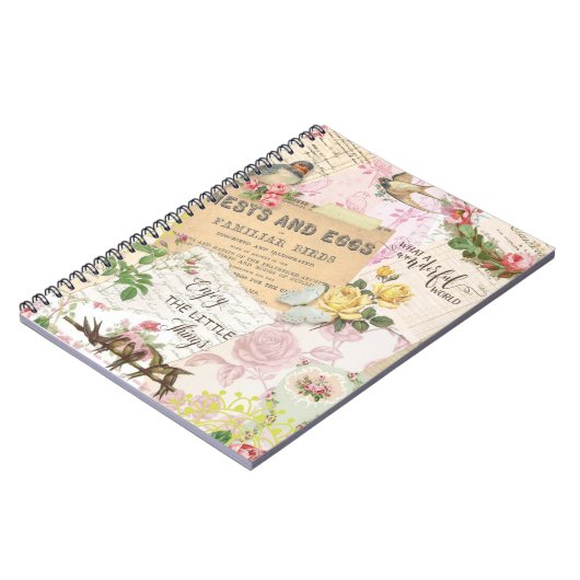 Barn Swallows Spiral Foto Notitieboek (Linkerzijde)