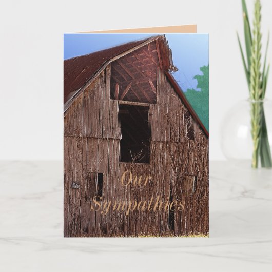 -Barn-sympathikaart of een willekeurig geval Kaart (Voorkant)