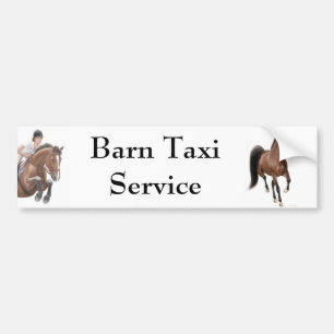 Barn Taxi Service Bumpersticker