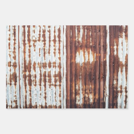 Barn Tin en Burlap Inpakpapier Vel (Voorkant 2)