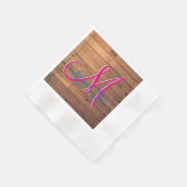 Barn Wall 3d Monogram Servetten (Hoek)