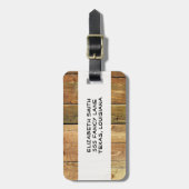 Barn Wall, hout, houten planken, planken, bijtende Bagagelabel (Voorkant verticaal)