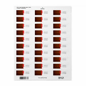 Barn Wall, hout, houten planken, planken, bijtende Etiket (Full Sheet)