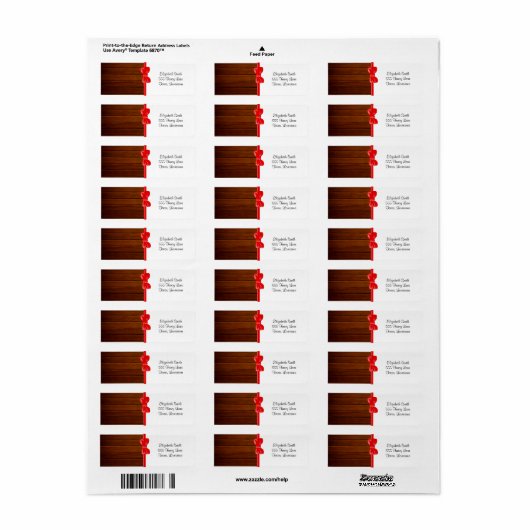 Barn Wall, hout, houten planken, planken, bijtende Etiket (Full Sheet)