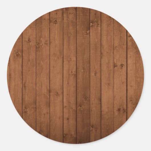 Barn Wall, hout, houten planken, planken, bijtende Ronde Sticker (Voorkant)
