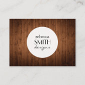 Barn Wall, hout, planken, timmerwerk, houtwerker Visitekaartje (Voorkant)