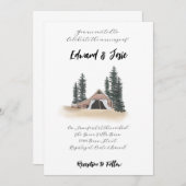 Barn Wedding Uitnodiging (Voorkant / Achterkant)