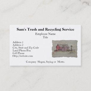 Barn Windmill en Cow Visitekaartje