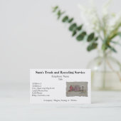 Barn Windmill en Cow Visitekaartje (Staand voorkant)