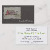 Barn Windmill en Cow Visitekaartje (Voorkant / Achterkant)