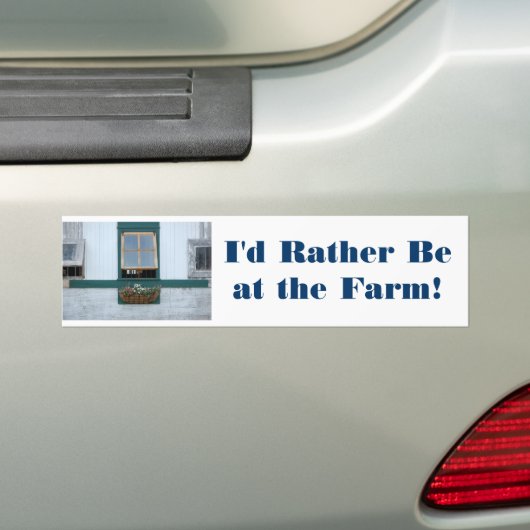 Barn-Window Bumpersticker (Op auto)