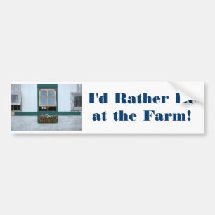 Barn-Window Bumpersticker