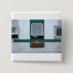 Barn-Window Vierkante Button 5,1 Cm