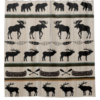 Barn Wood Background Cabine Blanket Design Douchegordijn