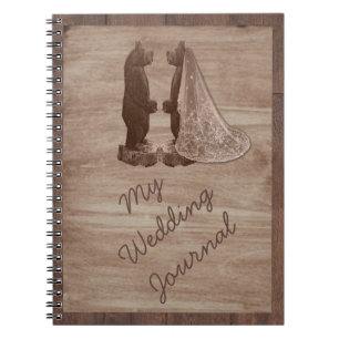 Barn Wood Beren Country Weddenschap Journal Notitieboek