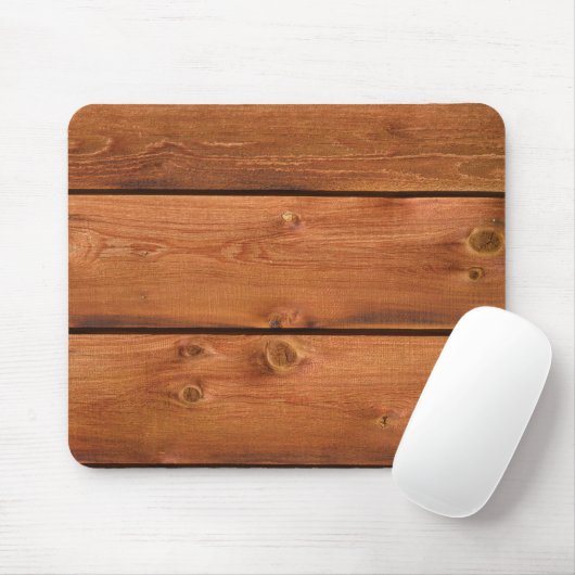 Barn Wood Board - Afbeelding Muismat (Met muis)
