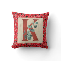 Barn Wood en Bandana Letter K