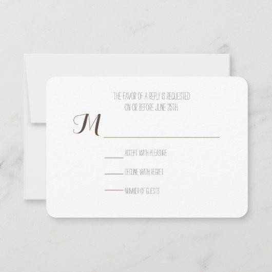 Barn Wood Geïnspireerd Mason Jar + Wildbloemen RSV RSVP Kaartje (Achterkant)